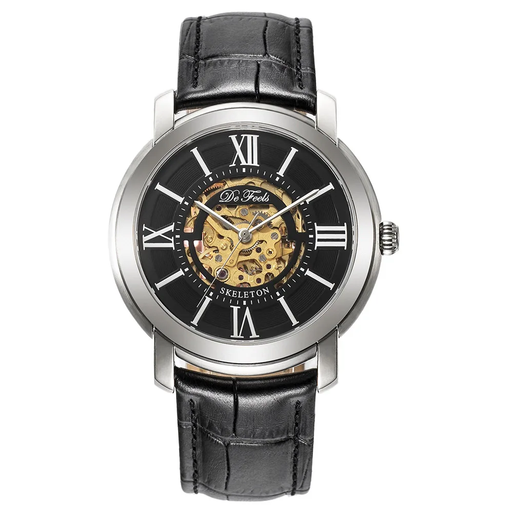 De Feels Mechanical Watch Men Wrist Skeleton Automatic Retro Watches Men's Waterproof Top Brand Luxury Watch Clock Montre Homme
De Feels Mechanical Watch Men Wrist Skeleton Automatic Retro Watches Men's Waterproof Top Brand Luxury Watch Clock Montre Homme