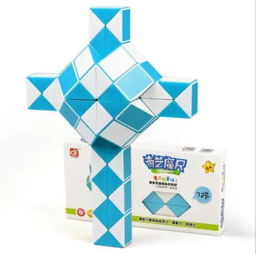 Фото QIYI 72 Sections magic snake variety ruler cube Puzzle for Children | Игрушки и хобби