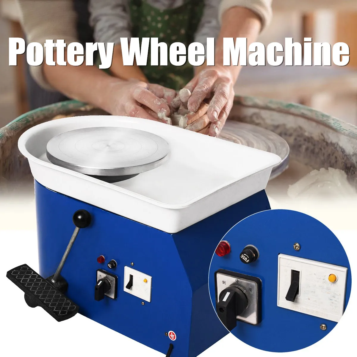 250W 220V Pottery Forming Machine Pottery Wheel Ceramic Machine Ceramics DIY Clay Machine
250W 220V Pottery Forming Machine Pottery Wheel Ceramic Machine Ceramics DIY Clay Machine