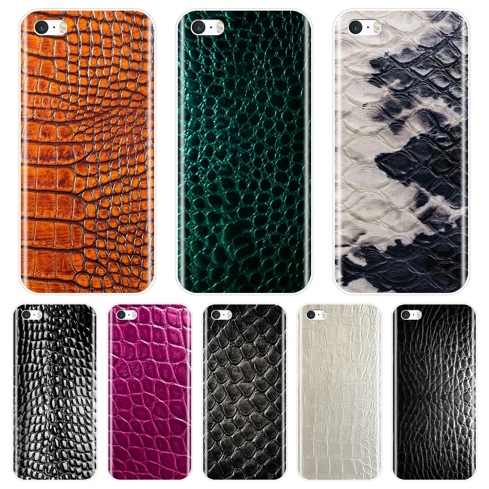 TPU Soft Phone Case For iPhone 4 4S 5 5C 5S SE Silicone Crocodile Skin Printing Black White Purple Back Cover For iPhone 4 5 S
TPU Soft Phone Case For iPhone 4 4S 5 5C 5S SE Silicone Crocodile Skin Printing Black White Purple Back Cover For iPhone 4 5 S