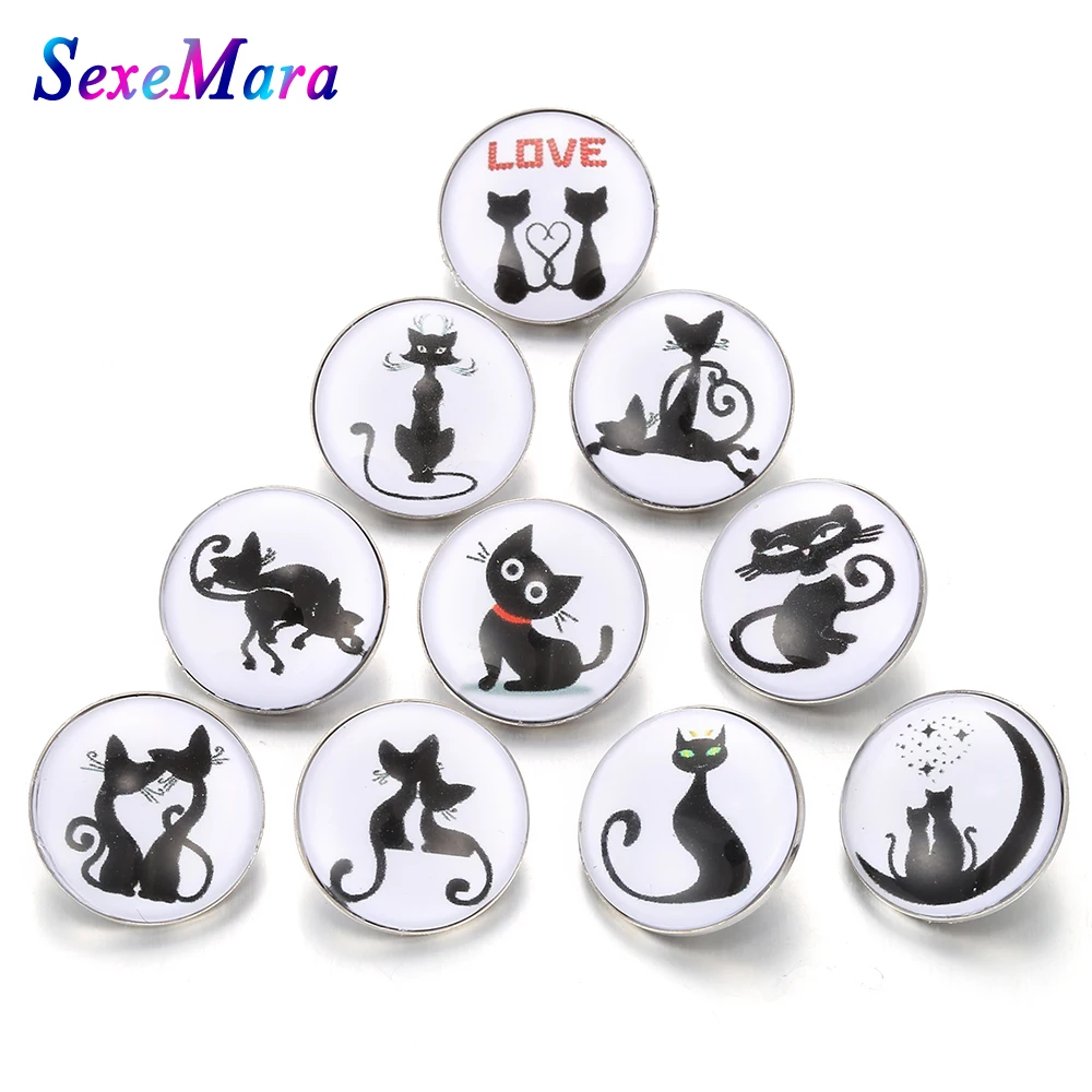 10pcs/lot Multi Style 18mm Glass Snap Buttons Emoji Animal Cute Cat and Dog Buttons Jewelry Fit 18mm Bracelets Jewelry Earring
10pcs/lot Multi Style 18mm Glass Snap Buttons Emoji Animal Cute Cat and Dog Buttons Jewelry Fit 18mm Bracelets Jewelry Earring