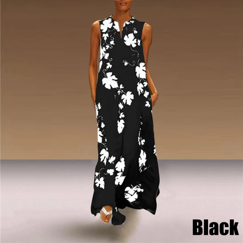 VONDA Bohemian Women Sleeveless Long Dress Holiday Vintage V Neck Floral Print Party Dress Vestido Summer Sundress Plus Size
VONDA Bohemian Women Sleeveless Long Dress Holiday Vintage V Neck Floral Print Party Dress Vestido Summer Sundress Plus Size