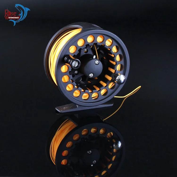 Rosewood Fly Fishing Reel 34 56 78 WT Fly Reel Machined Aluminium Micro Adjusting Drag Fly Fishing Reel (5)