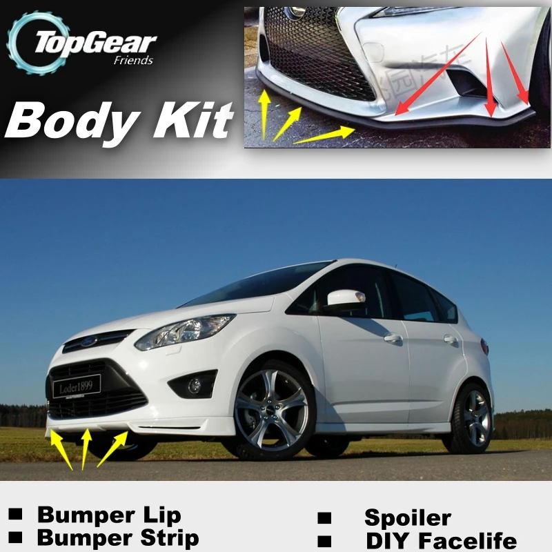 Bumper Lip Deflector Lips For Ford C-Max C Max CMax Front Spoiler Skirt For TopGear Fans Car View Tuning / Body Kit / Strip
Bumper Lip Deflector Lips For Ford C-Max C Max CMax Front Spoiler Skirt For TopGear Fans Car View Tuning / Body Kit / Strip