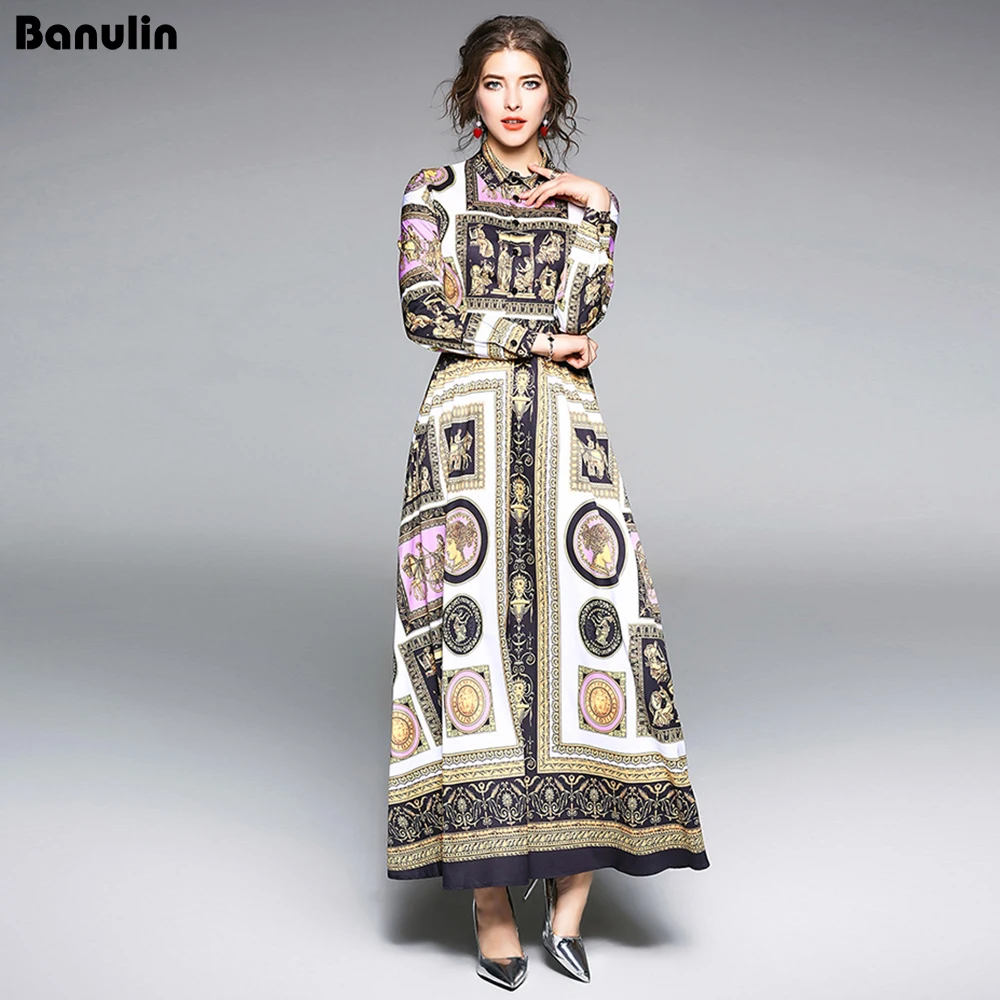 Runway Dresses Women 2018 High Quality Luxury Brand Print Casual Party Dresses Long Maxi Dress Spring Robe Femme Habille Vestido
Runway Dresses Women 2018 High Quality Luxury Brand Print Casual Party Dresses Long Maxi Dress Spring Robe Femme Habille Vestido