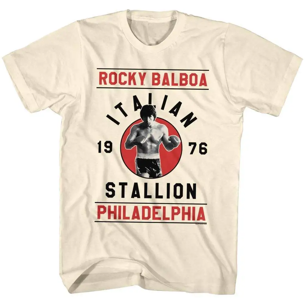 ROCKY Men's Short Sleeve T-Shirt NATURAL ROCKY BALBOA Cool Casual pride t shirt men Unisex New Fashion tshirt free
ROCKY Men's Short Sleeve T-Shirt NATURAL ROCKY BALBOA Cool Casual pride t shirt men Unisex New Fashion tshirt free