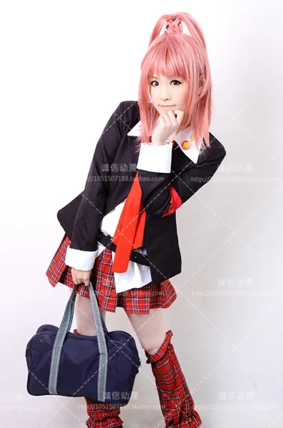 Amu Hinamori Cosplay Costumes Anime Shugo Chara! Full Set Free Shipping (Blazer + Shirt + Skirt + Necktie + Armband + Leg Guard)
Amu Hinamori Cosplay Costumes Anime Shugo Chara! Full Set Free Shipping (Blazer + Shirt + Skirt + Necktie + Armband + Leg Guard)