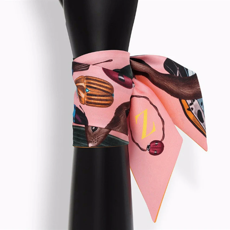 26 Letters Silk Scarf New Design Print Women Silk Scarf Fashion Head Scarf Brand Small Tie Handle Bag Ribbons Scarf
26 Letters Silk Scarf New Design Print Women Silk Scarf Fashion Head Scarf Brand Small Tie Handle Bag Ribbons Scarf