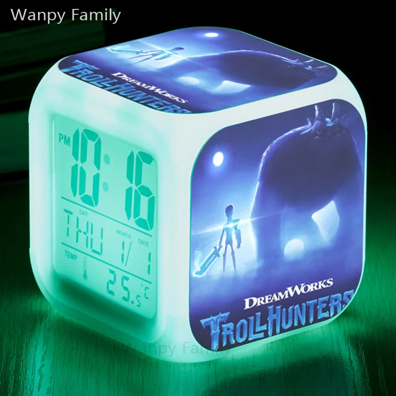Monster troll hunters Alarm Clocks,Color changing digital Alarm Clocks For kids Multifunction toys alarm clock
Monster troll hunters Alarm Clocks,Color changing digital Alarm Clocks For kids Multifunction toys alarm clock