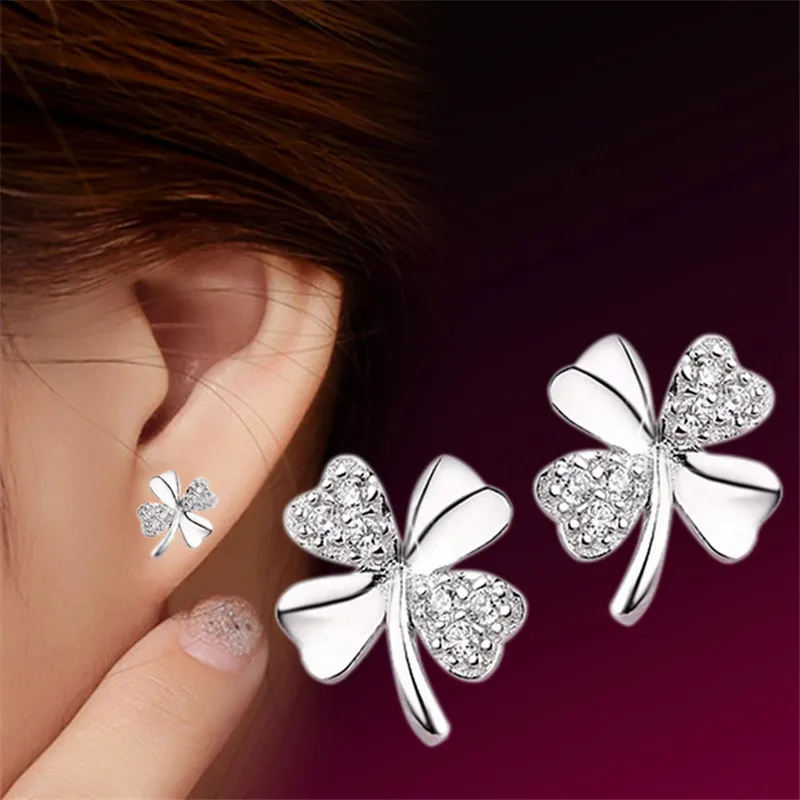 Fashion Jewelry Silver Plated 925 Stud Earrings Lucky Scrub Flower Sweetheart Accessories Vintage Earring Women 2019 New
Fashion Jewelry Silver Plated 925 Stud Earrings Lucky Scrub Flower Sweetheart Accessories Vintage Earring Women 2019 New