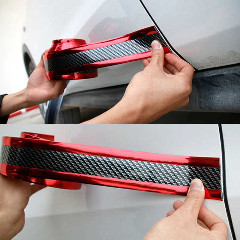 2.5m 5cm Car Door Sill Scuff Plate Guard Pedal Protector Strips Carbon Fiber Red Practical To Use
2.5m 5cm Car Door Sill Scuff Plate Guard Pedal Protector Strips Carbon Fiber Red Practical To Use
