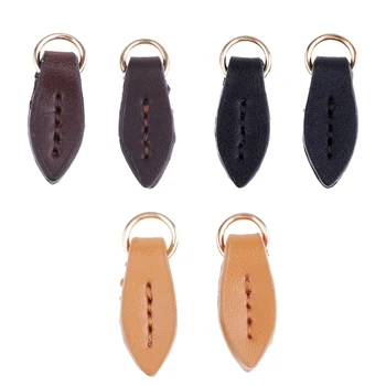 2 Pieces Leather Zip Puller Zipper Pulls Replacement Sewing Fastener Slider for Backpack Clothes DIY Zippers Sewing Accessories
2 Pieces Leather Zip Puller Zipper Pulls Replacement Sewing Fastener Slider for Backpack Clothes DIY Zippers Sewing Accessories