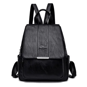 2019 Multifunction Women Soft Leather Backpacks Female Vintage Shoulder School Bags for Girls Fashion Solid Travel Bag Mochila
2019 Multifunction Women Soft Leather Backpacks Female Vintage Shoulder School Bags for Girls Fashion Solid Travel Bag Mochila