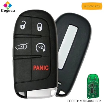 KEYECU OEM Smart Keyless Entry Remote Key With 5 Buttons - FOB for Dodge Durango 2014 2015 P/N: 68150061AC AB, FCC: M3N-40821302
KEYECU OEM Smart Keyless Entry Remote Key With 5 Buttons - FOB for Dodge Durango 2014 2015 P/N: 68150061AC AB, FCC: M3N-40821302