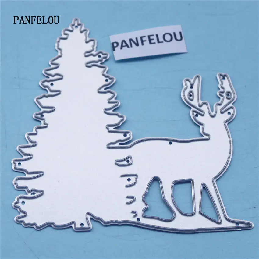 PANFELOU Metal craft The Deer tree paper die cutting dies for Scrapbooking/DIY Christmas Halloween Greeting cards
PANFELOU Metal craft The Deer tree paper die cutting dies for Scrapbooking/DIY Christmas Halloween Greeting cards