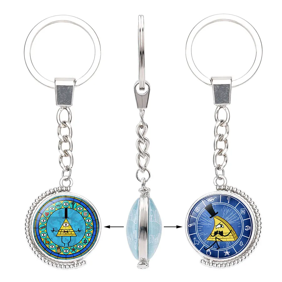 NingXiang Cartoon Gravity Falls Keychain Double Side Rotatable Bill Cipher Car Key Ring Holder Kids Women Bag Jewelry Gift
NingXiang Cartoon Gravity Falls Keychain Double Side Rotatable Bill Cipher Car Key Ring Holder Kids Women Bag Jewelry Gift