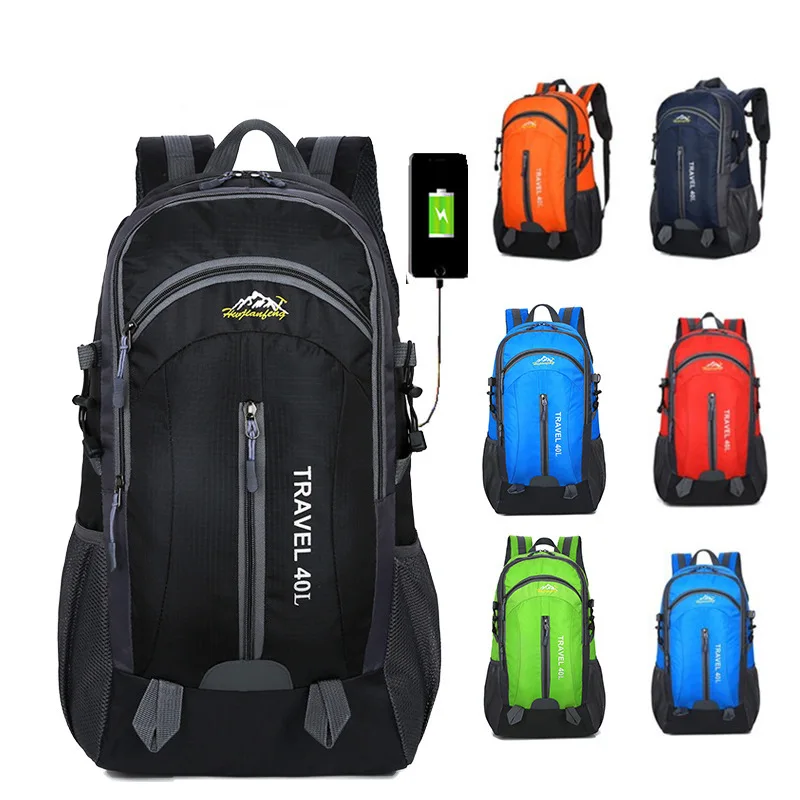 40L Waterproof Backpack Hiking Bag Men Rucksack USB Charge Sports Bag Backpacks Woman 2018 Climbing Backpack Travel Outdoor Bags
40L Waterproof Backpack Hiking Bag Men Rucksack USB Charge Sports Bag Backpacks Woman 2018 Climbing Backpack Travel Outdoor Bags