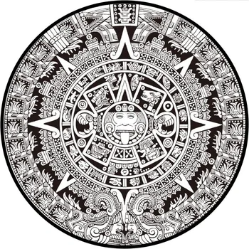The Maya personality totem carpet folk style round the living room bedroom computer chair cushion blanket tent hallway mat rug
The Maya personality totem carpet folk style round the living room bedroom computer chair cushion blanket tent hallway mat rug