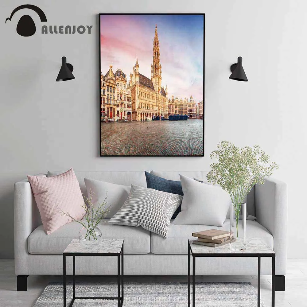 Allenjoy Landscape Posters Famous Brussels Belgium Grand Place Palace Canvas Painting Modern Tourist Attraction View Home Decor
Allenjoy Landscape Posters Famous Brussels Belgium Grand Place Palace Canvas Painting Modern Tourist Attraction View Home Decor