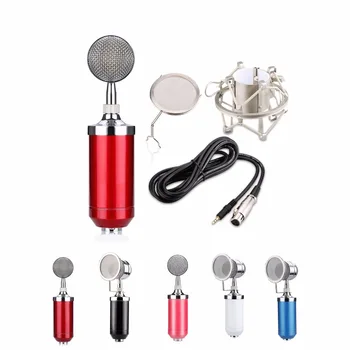 TTKK BM8000 Microphone +Line +Microphone sets +Metal shock mount Kit Black/White/Pink/Blue/Red for for Signal-to-noise Ratio
TTKK BM8000 Microphone +Line +Microphone sets +Metal shock mount Kit Black/White/Pink/Blue/Red for for Signal-to-noise Ratio