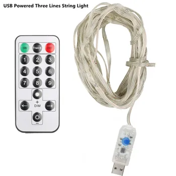 5m 50 LED String Lights Remote Control USB Powered 2/3 Lines Copper Wire Fairy Night Light for Wedding Party Christmas Decor
5m 50 LED String Lights Remote Control USB Powered 2/3 Lines Copper Wire Fairy Night Light for Wedding Party Christmas Decor