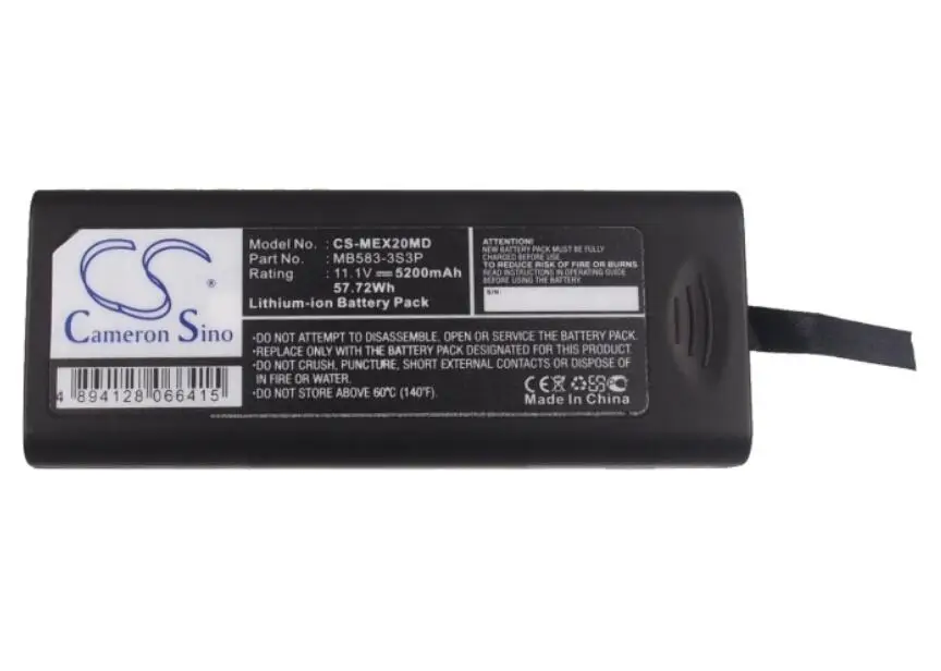 Cameron Sino 5200mah battery for MINDRAY BeneView T8 T5 T6 022-000008-00 LI23S002A MB583-3S3P batteries
Cameron Sino 5200mah battery for MINDRAY BeneView T8 T5 T6 022-000008-00 LI23S002A MB583-3S3P batteries