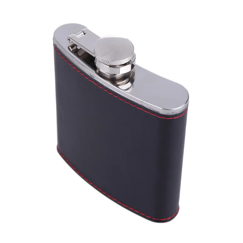 6oz Stainless Steel Hip Flask PU Leather Wrapped Flask Wine Pot Portable Whisky Liquor Container Good Gift for Friend
6oz Stainless Steel Hip Flask PU Leather Wrapped Flask Wine Pot Portable Whisky Liquor Container Good Gift for Friend