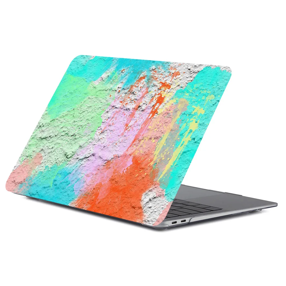 Жесткий чехол для ноутбука с рисунком + клавиатуры Apple Macbook Air 11 13 Pro Retina с/внешней