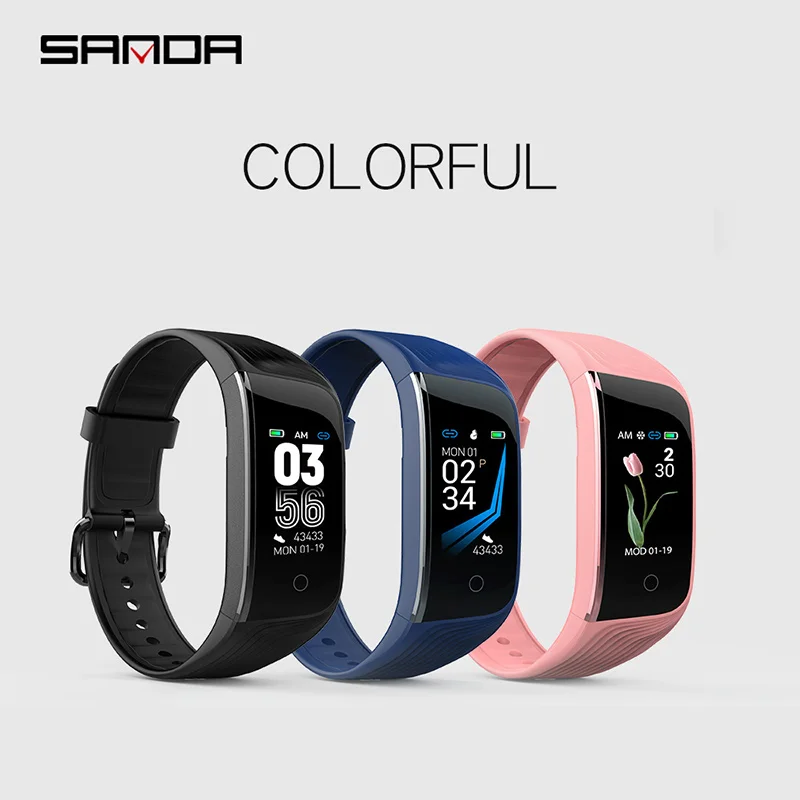 SANDA Smart Bracelet Blood Pressure & Heart Rate Monitor 0.95 inch Tracker Smart OLED Bluetooth Fitness Tracker Touch Screen S4
SANDA Smart Bracelet Blood Pressure & Heart Rate Monitor 0.95 inch Tracker Smart OLED Bluetooth Fitness Tracker Touch Screen S4