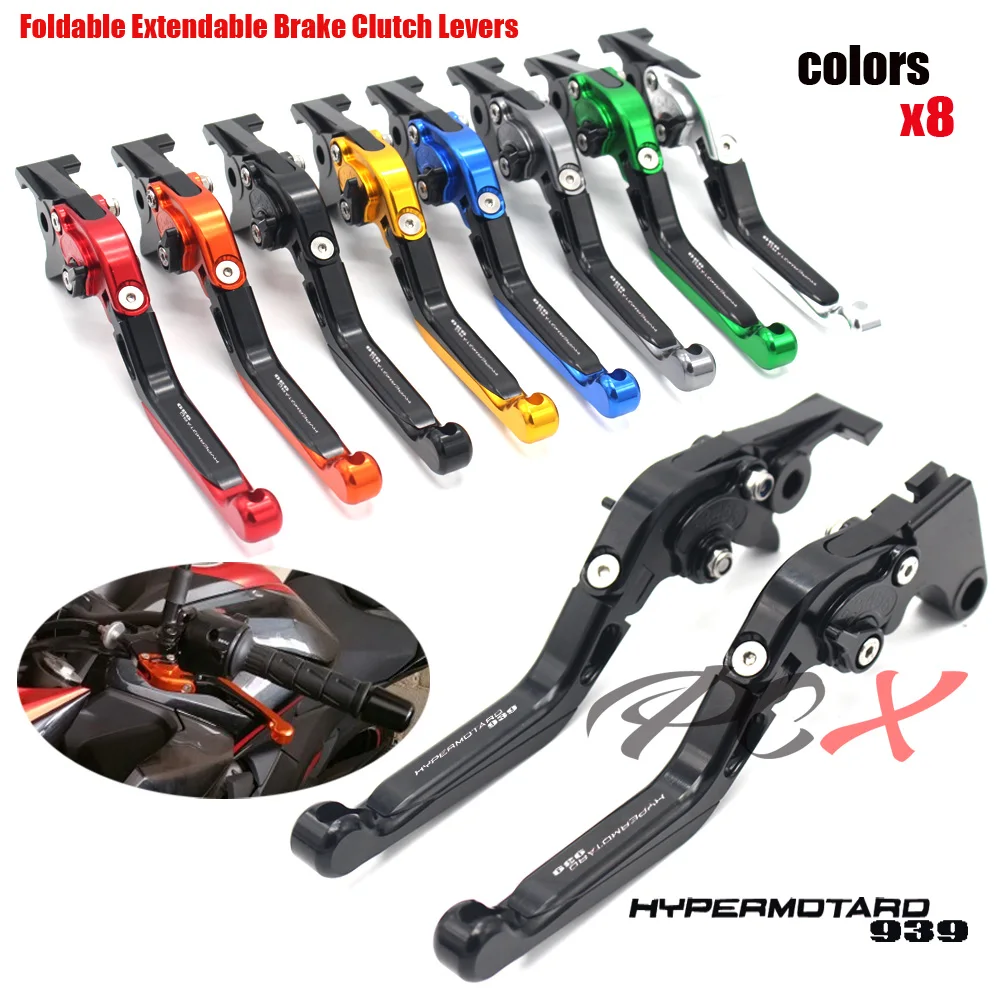 For DUCATI HYPERMOTARD 939 Strada 2016 2017 Motorcycle Accessories CNC Billet Aluminum Folding Extendable Brake Clutch Levers
For DUCATI HYPERMOTARD 939 Strada 2016 2017 Motorcycle Accessories CNC Billet Aluminum Folding Extendable Brake Clutch Levers