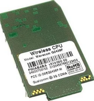 Q2438F CDMA20001xRTT wireless CPU Module 100% New Original Genuine Emax Free Ship JINYUSHI stock
Q2438F CDMA20001xRTT wireless CPU Module 100% New Original Genuine Emax Free Ship JINYUSHI stock