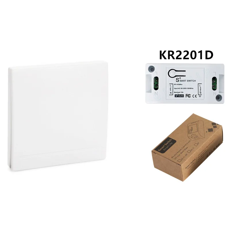 QIACHIP 433 MHz Universal Wireless Remote Control Switch AC 110V 220V 1CH Relay Receiver Module & Wall Panel RF Remote Controls
QIACHIP 433 MHz Universal Wireless Remote Control Switch AC 110V 220V 1CH Relay Receiver Module & Wall Panel RF Remote Controls
