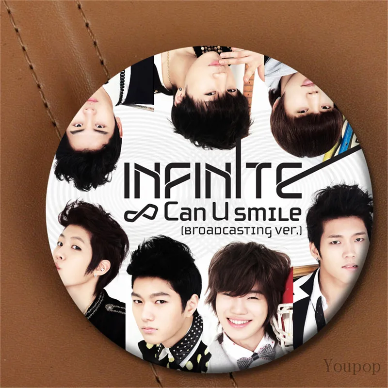 Youpop KPOP Korean INFINITE Album Can U Smile Digital Single Metal 58mm Round Badge Pins And Brooches For Clothes Hat Backpack
Youpop KPOP Korean INFINITE Album Can U Smile Digital Single Metal 58mm Round Badge Pins And Brooches For Clothes Hat Backpack