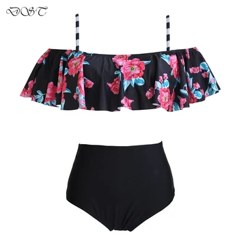 Sexy Women Bikini Ruffle Set Swimwear Push Up Floral Print High Waist Swimsuit Bathing Suit Beach Wear Plus Size XXL Biquini
Sexy Women Bikini Ruffle Set Swimwear Push Up Floral Print High Waist Swimsuit Bathing Suit Beach Wear Plus Size XXL Biquini