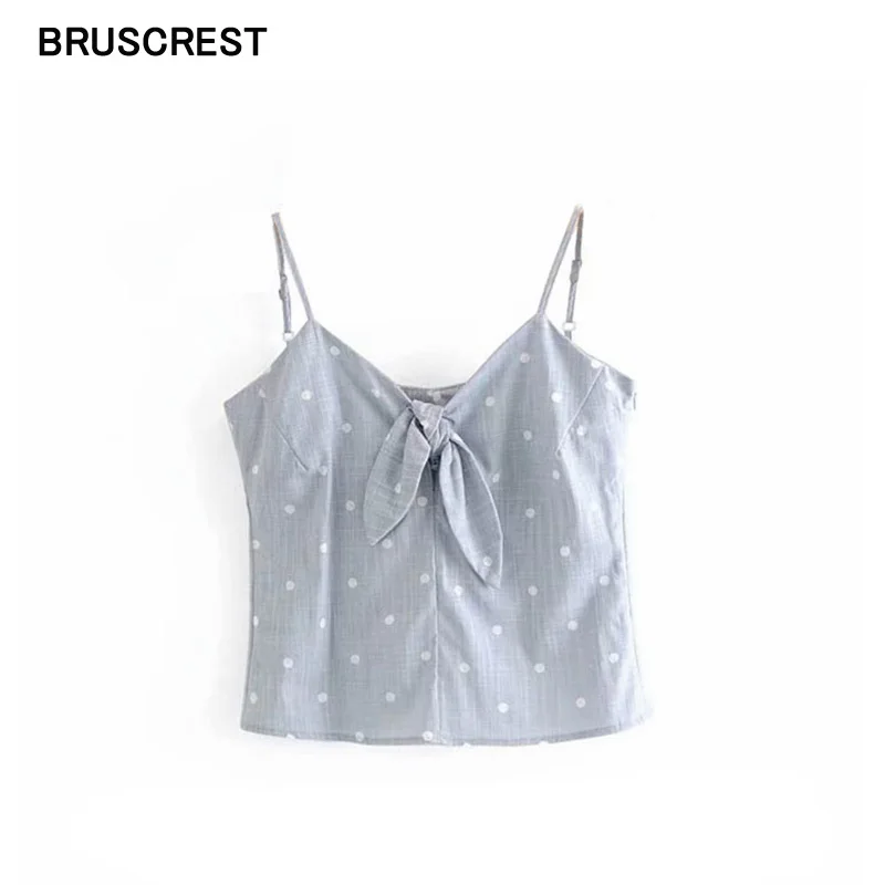 Summer cute sexy crop top camis women bow tie backless polka dot top korean v neck spaghetti strap sleeveless top women shirt
Summer cute sexy crop top camis women bow tie backless polka dot top korean v neck spaghetti strap sleeveless top women shirt