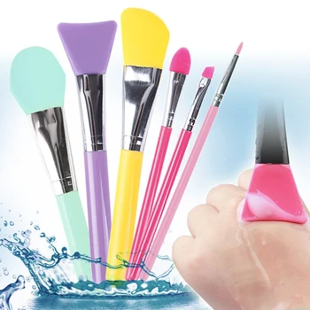 Hot Sale 6PCS Silicone Makeup Brush Set Silicone Mask Brush Beauty Tools Beauty Brush DIY Mask Stick Silica Gel Mask Stick
Hot Sale 6PCS Silicone Makeup Brush Set Silicone Mask Brush Beauty Tools Beauty Brush DIY Mask Stick Silica Gel Mask Stick
