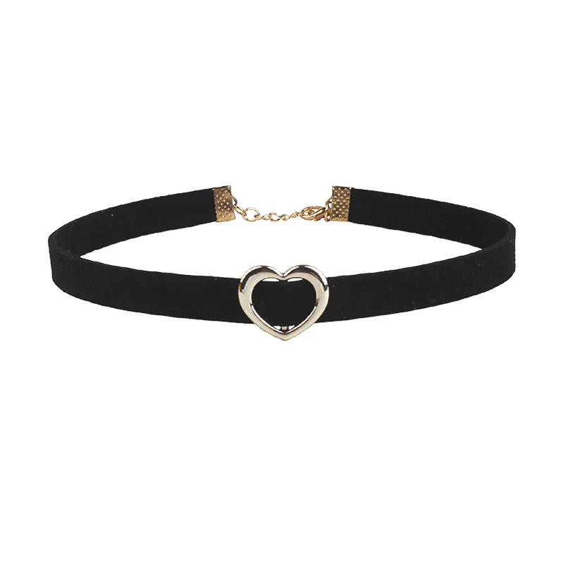 FUNIQUE Wild Temperament Choker Necklace Vintage Heart Black Collar Neck Chain Sexy Round Clavicle Cowboy Accessories Jewlery
FUNIQUE Wild Temperament Choker Necklace Vintage Heart Black Collar Neck Chain Sexy Round Clavicle Cowboy Accessories Jewlery