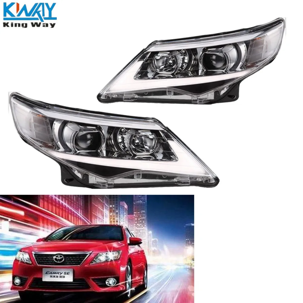 King Way- Headlight LED Halo Projector Headlights Headlamp For 2012 2013 2014 Toyota Camry
King Way- Headlight LED Halo Projector Headlights Headlamp For 2012 2013 2014 Toyota Camry