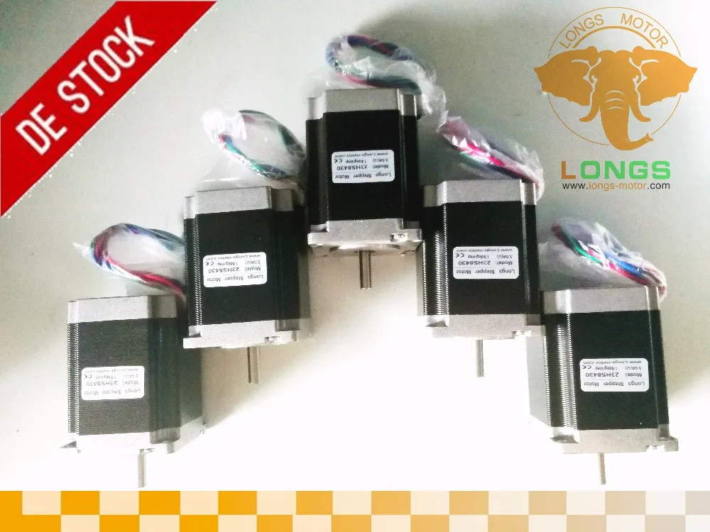 EU Free ship& NO TAX! 5pcs LONGS Stepper Motor Nema 23 270 oz.in=1.9NM single shaft 3A 23HS8430 Medical Industrial Automation
EU Free ship& NO TAX! 5pcs LONGS Stepper Motor Nema 23 270 oz.in=1.9NM single shaft 3A 23HS8430 Medical Industrial Automation