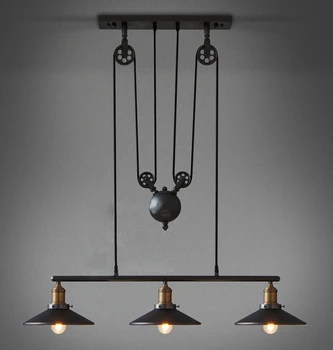 1,2,3 Head Ancient Industrial Style American Country vintage loft pulley pendant lights adjustable pendant lamp free shipping
1,2,3 Head Ancient Industrial Style American Country vintage loft pulley pendant lights adjustable pendant lamp free shipping