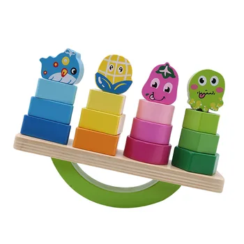 New Baby Toys Geometric Educational Building Blocks Wooden Balance Wood Toys For Children Creative Assembling Toy Fruits Seesaw
New Baby Toys Geometric Educational Building Blocks Wooden Balance Wood Toys For Children Creative Assembling Toy Fruits Seesaw