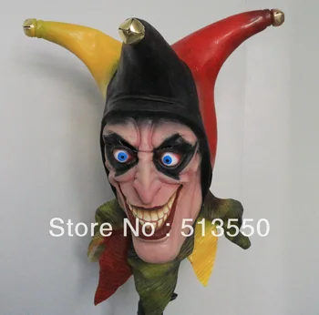 New! Clown Mask Full Head Mask with Three Horns Latex Colorful Party Fancy Dress for World Cup 2014
New! Clown Mask Full Head Mask with Three Horns Latex Colorful Party Fancy Dress for World Cup 2014