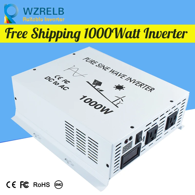 Micro grid tie inverter 12V/24V 1000W Peak Power Inverter Voltage Convertor Transformer 48V Automatic Adaptable
Micro grid tie inverter 12V/24V 1000W Peak Power Inverter Voltage Convertor Transformer 48V Automatic Adaptable
