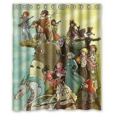Cartoon Anime My Neighbor Totoro Princess Mononoke Shower Curtain Waterproof Polyester Fabric Bath Curtain
Cartoon Anime My Neighbor Totoro Princess Mononoke Shower Curtain Waterproof Polyester Fabric Bath Curtain