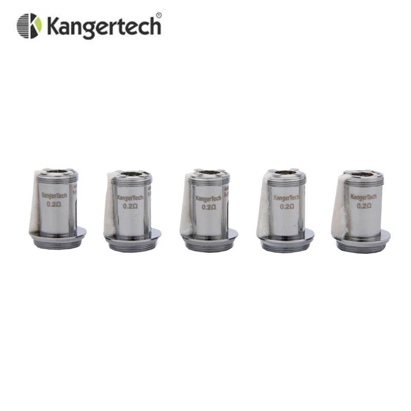 Оригинальная катушка Kanger Juppi NotchCoil структура головки 0 2 Ом для резервуара 5 шт./лот