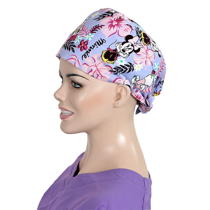 Women Pathologists Nursing Caps Surgical Work Medical Hats Therapy Nurse Medicine Hat 100% Cotton Tieback Adjustable Cute Print
Women Pathologists Nursing Caps Surgical Work Medical Hats Therapy Nurse Medicine Hat 100% Cotton Tieback Adjustable Cute Print