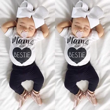 Hot Selling Newborn Infant Baby Boys Girls Mama Bodysuit Romper Jumpsuit Outfits Sunsuit Clothes
Hot Selling Newborn Infant Baby Boys Girls Mama Bodysuit Romper Jumpsuit Outfits Sunsuit Clothes