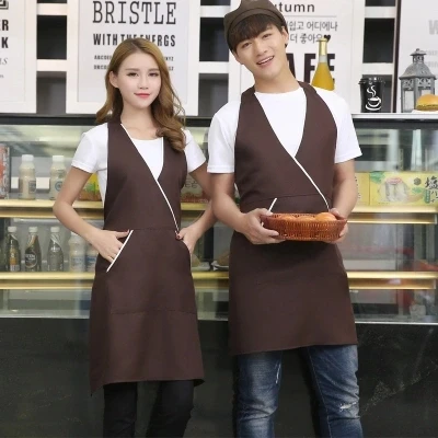 Coffee, milk, tea, cake shop, apron restaurant, nail salon, work clothes, apron, Korean version of fashionable women
Coffee, milk, tea, cake shop, apron restaurant, nail salon, work clothes, apron, Korean version of fashionable women