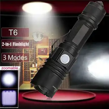 New 3 Modes XM-L T6 LED Zoomable Flashlight Torch powerful led flashlight lanterna led t6 fanatic,use 18650 Battery
New 3 Modes XM-L T6 LED Zoomable Flashlight Torch powerful led flashlight lanterna led t6 fanatic,use 18650 Battery