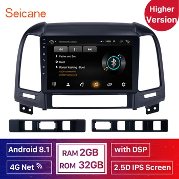Seicane 2GB RAM 2din Android Car Radio Multimedia Player GPS Head Unit For 2005 2006 2007-2012 HYUNDAI SANTA FE DSP 4G Net WIFI
Seicane 2GB RAM 2din Android Car Radio Multimedia Player GPS Head Unit For 2005 2006 2007-2012 HYUNDAI SANTA FE DSP 4G Net WIFI